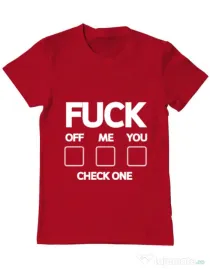 Tricou ADLER barbat Check one Rosu