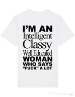 Tricou STANLEY STELLA barbat Classy Woman Alb