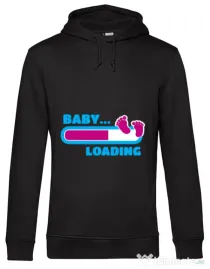 Hoodie barbat cu gluga Baby loading Negru