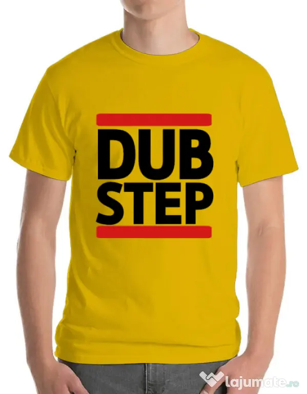 Tricou ADLER barbat Dubstep Galben