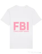 Tricou STANLEY STELLA barbat Funky baby inside Alb