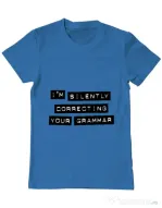 Tricou ADLER barbat Grammar nazi Albastru azuriu