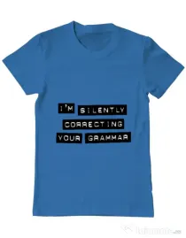 Tricou ADLER barbat Grammar nazi Albastru azuriu