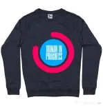 Bluza ADLER barbat Human in progress Denim inchis