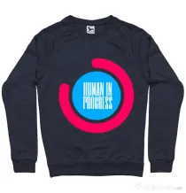 Bluza ADLER barbat Human in progress Denim inchis