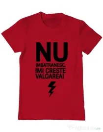 Tricou ADLER barbat Nu imbatranesc Rosu