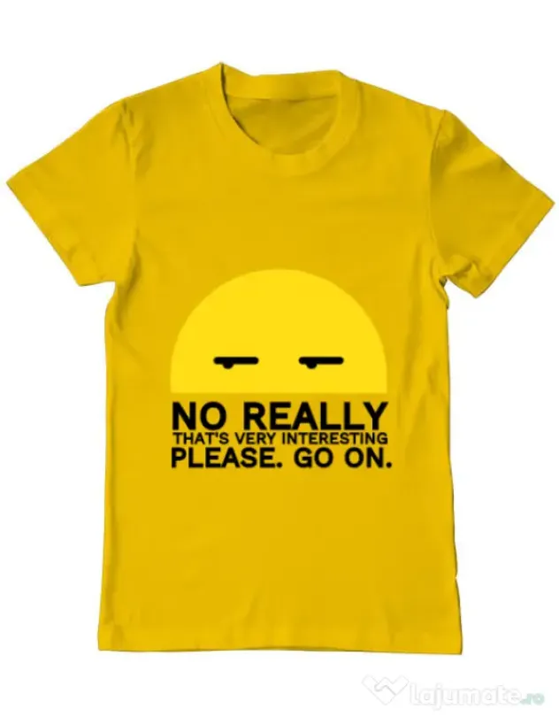 Tricou ADLER barbat No really Galben