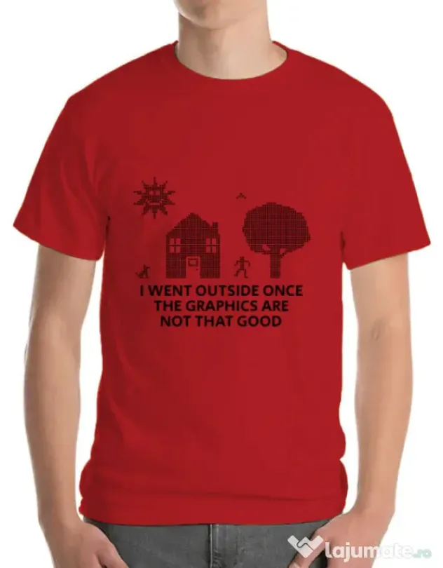 Tricou ADLER barbat Reality graphics Rosu