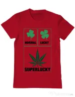 Tricou ADLER barbat Super lucky Rosu