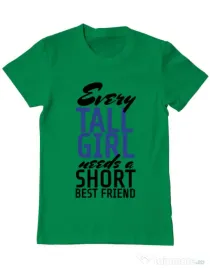 Tricou ADLER barbat Tall best friend Verde mediu