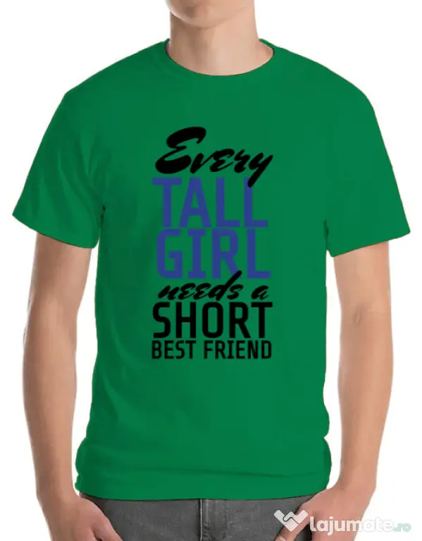 Tricou ADLER barbat Tall best friend Verde mediu