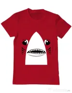 Tricou ADLER barbat Shark suit Rosu