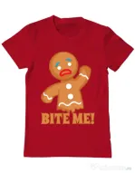 Tricou ADLER barbat Bite me Rosu