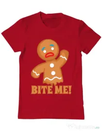 Tricou ADLER barbat Bite me Rosu