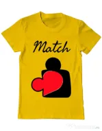 Tricou ADLER barbat Perfect match Galben