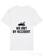 Tricou STANLEY STELLA barbat We met by accident Alb