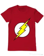 Tricou ADLER barbat The Flash Rosu