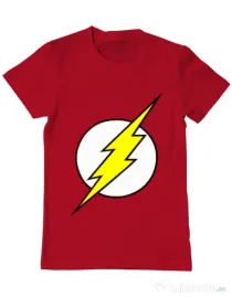 Tricou ADLER barbat The Flash Rosu