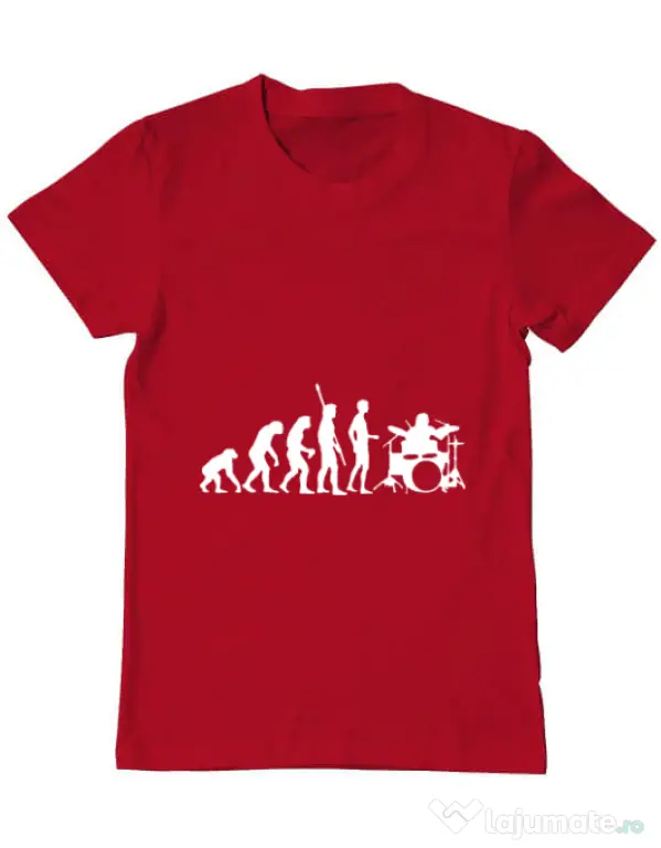 Tricou ADLER barbat Drummer evolution Rosu