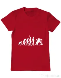 Tricou ADLER barbat Drummer evolution Rosu