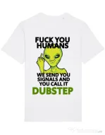 Tricou STANLEY STELLA barbat Dubstep alien Alb