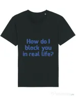 Tricou STANLEY STELLA barbat How do I block you Negru