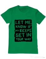 Tricou ADLER barbat My biceps Verde mediu