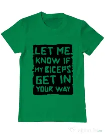 Tricou ADLER barbat My biceps Verde mediu