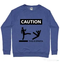 Bluza ADLER barbat This is Sparta Albastru melanj