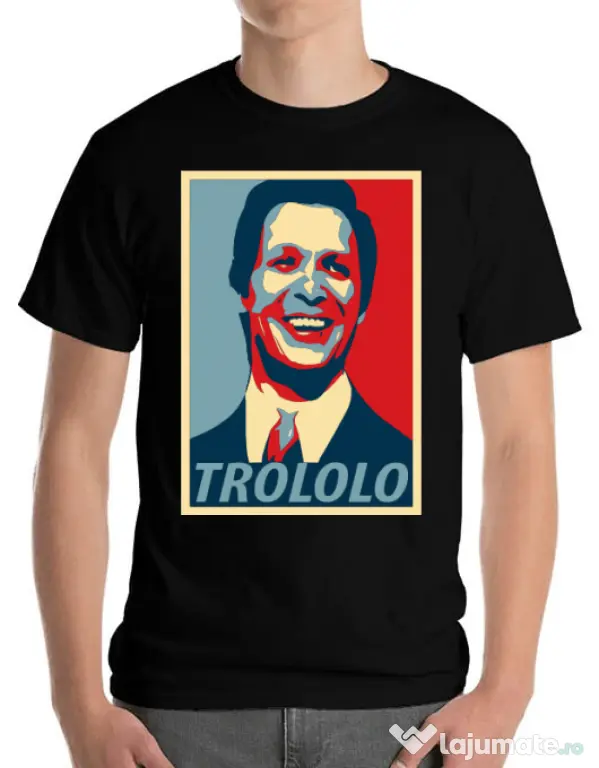 Tricou ADLER barbat Trololo Negru