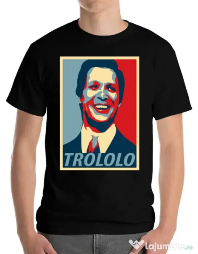 Tricou ADLER barbat Trololo Negru