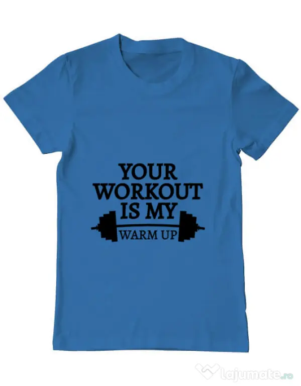 Tricou ADLER barbat Your workout Albastru azuriu