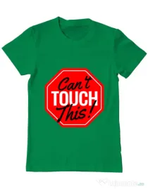 Tricou ADLER barbat Can’t touch this Verde mediu