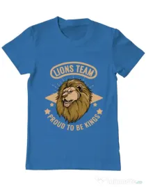 Tricou ADLER barbat Lions team Albastru azuriu