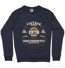 Bluza ADLER barbat Vintage since Denim inchis