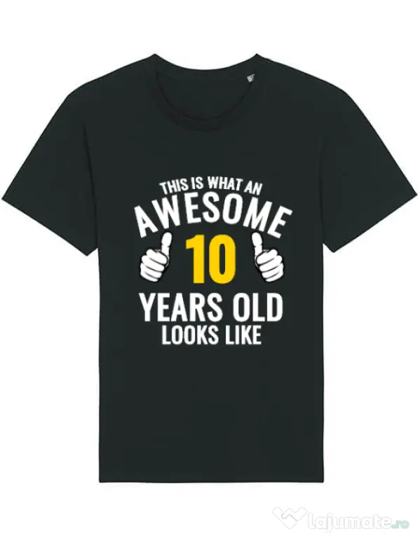 Tricou STANLEY STELLA barbat Awesome birthday Negru
