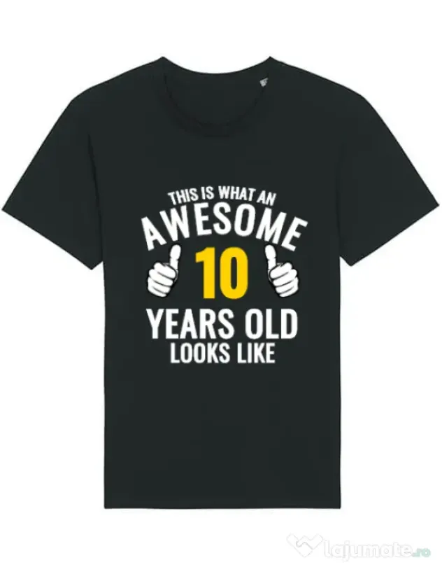 Tricou STANLEY STELLA barbat Awesome birthday Negru