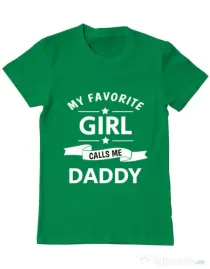 Tricou ADLER barbat My favorite girl Verde mediu