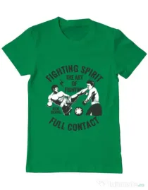 Tricou ADLER barbat Kick boxing Verde mediu