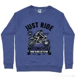 Bluza ADLER barbat Just ride Albastru melanj