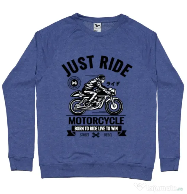 Bluza ADLER barbat Just ride Albastru melanj