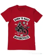 Tricou ADLER barbat Born to race Rosu