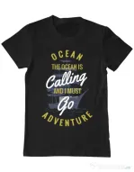 Tricou ADLER barbat Ocean adventure Negru