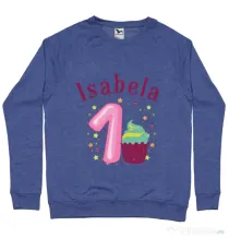 Bluza ADLER barbat First Birthday Albastru melanj