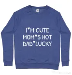 Bluza ADLER barbat I’m cute Albastru melanj
