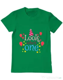 Tricou ADLER barbat Baby birthday Verde mediu