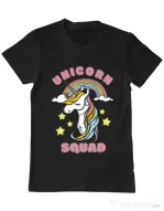 Tricou ADLER barbat Unicorn squad Negru
