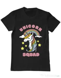 Tricou ADLER barbat Unicorn squad Negru