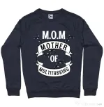 Bluza ADLER barbat Mother of multitasking Denim inchis