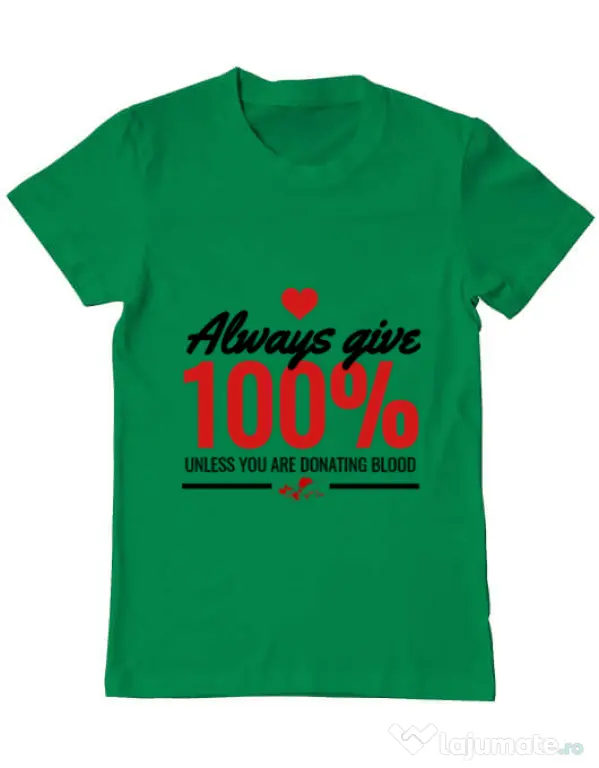 Tricou ADLER barbat Always give Verde mediu